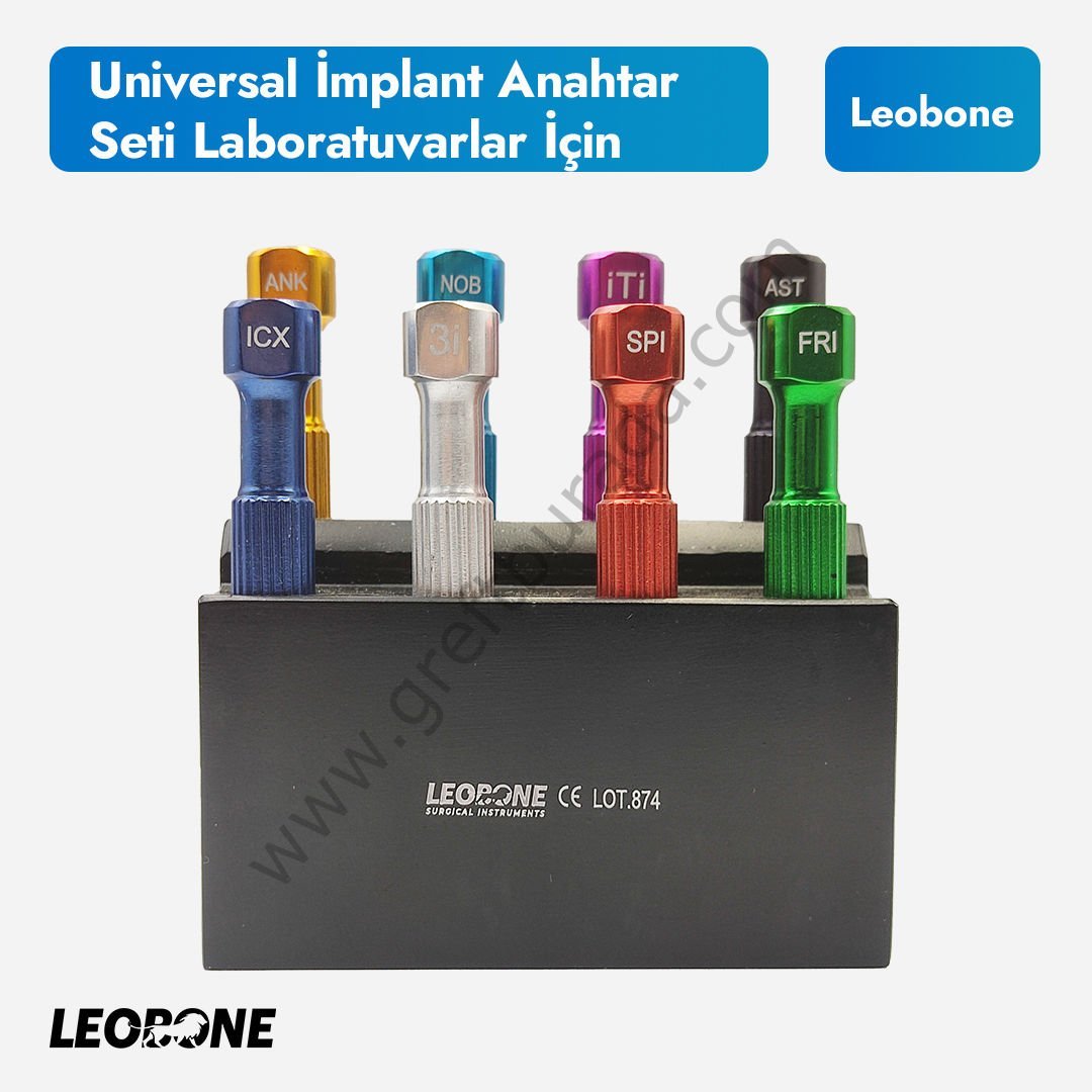 Universal Implant Anahtar Seti-Laboratuvarlar İçin