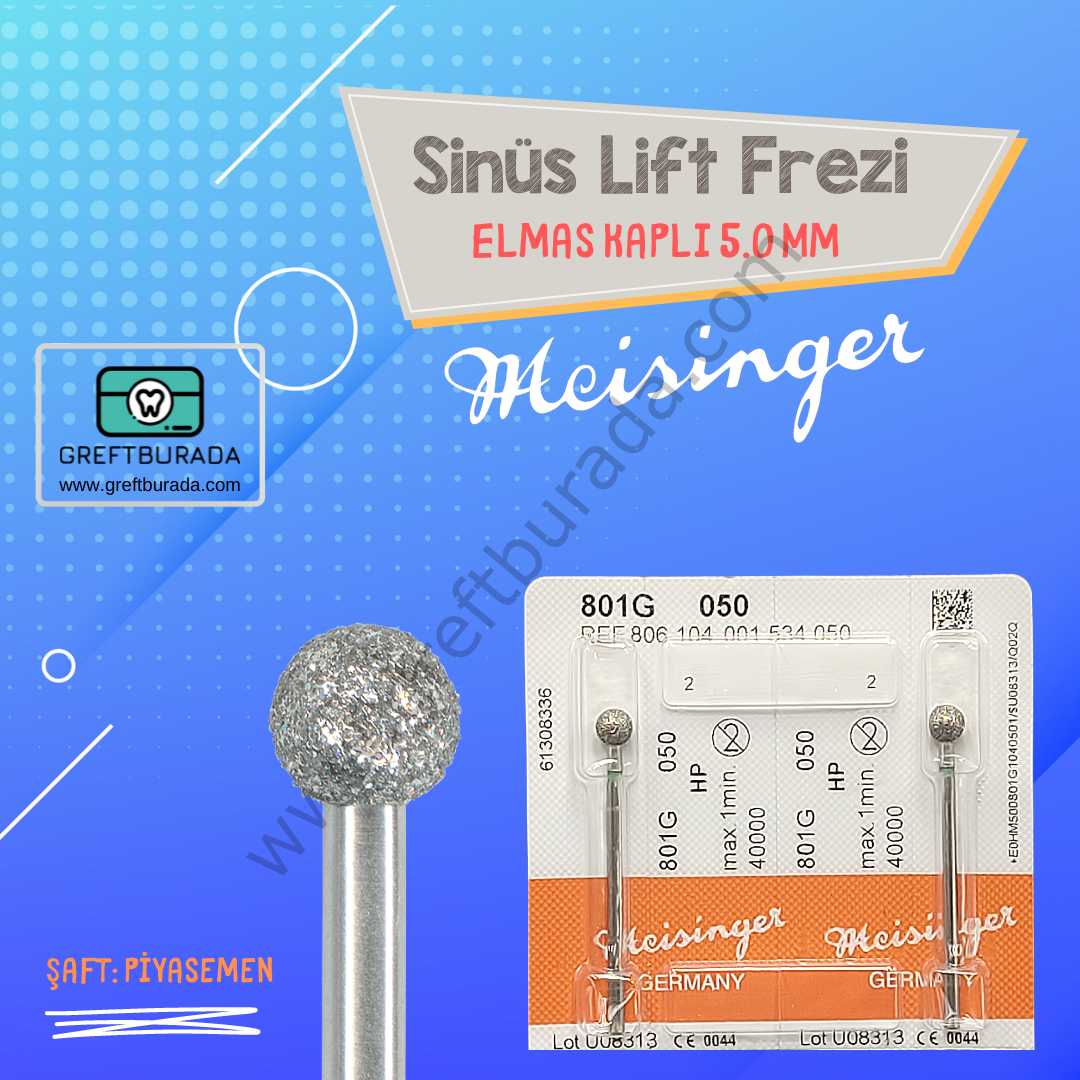 Meisinger Sinüs Lift Frezi 5.0 mm