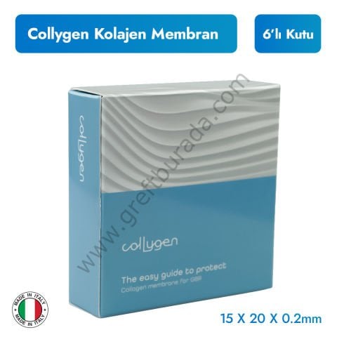 Collygen Membran 15x20x0.2mm - 6'lı Paket