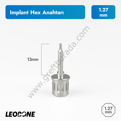 1.27 mm İmplant Hex Anahtarı