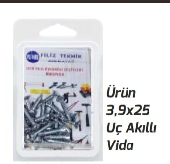 3,9 x 25 Uç Akıllı Vida GL 0067