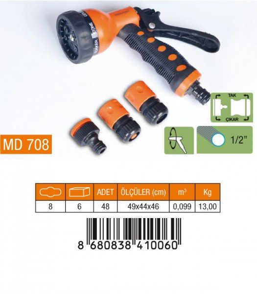 Medalyan Md708 1|2 Otomatik Tabanca  4'Lü Set