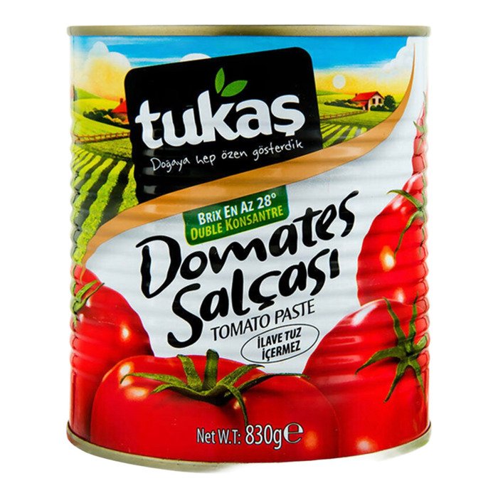 Tukaş Domates Salçası 830Gr Teneke