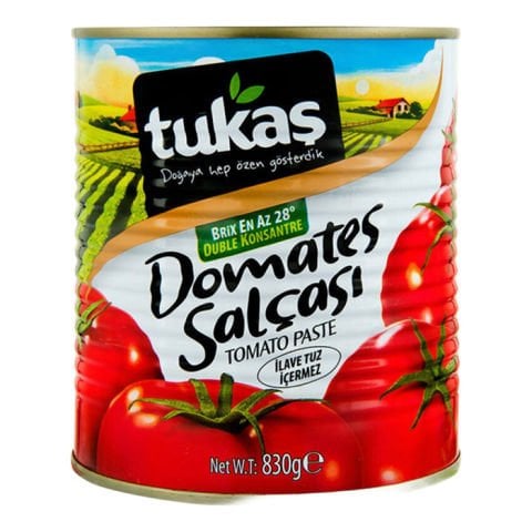 Tukaş Domates Salçası 830Gr Teneke