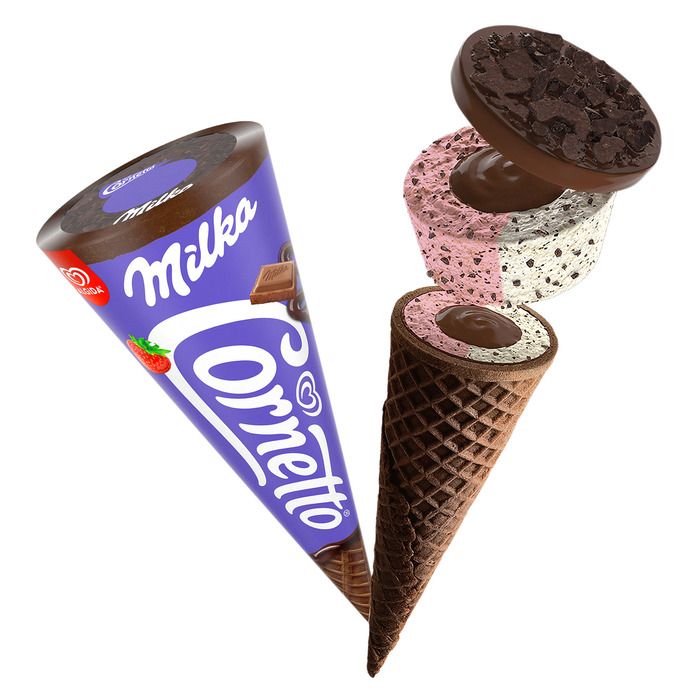 Algida Cornetto Disk 130Ml Milka