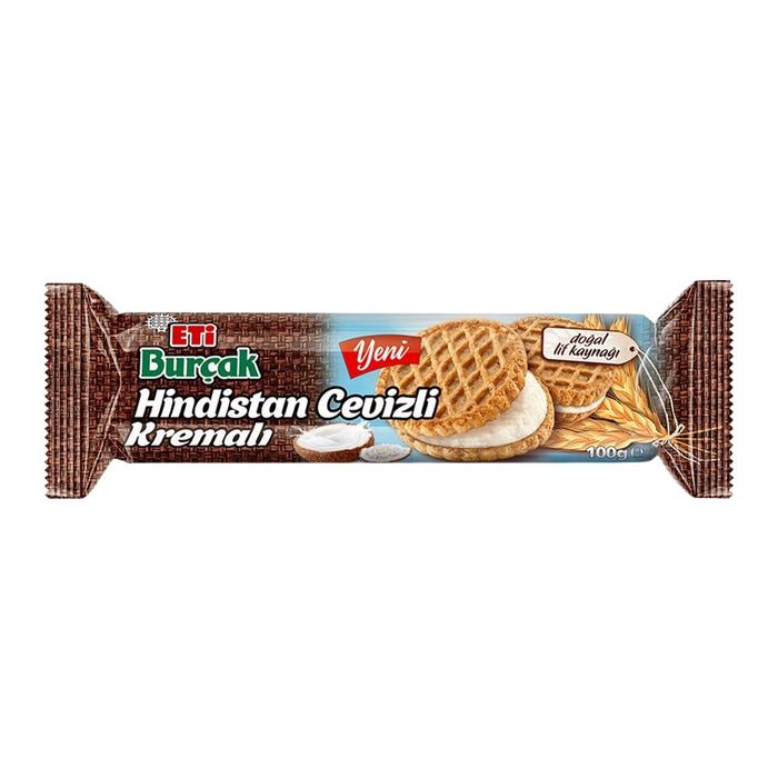 Eti Burçak 100Gr Hindistan Cevizli Kremalı