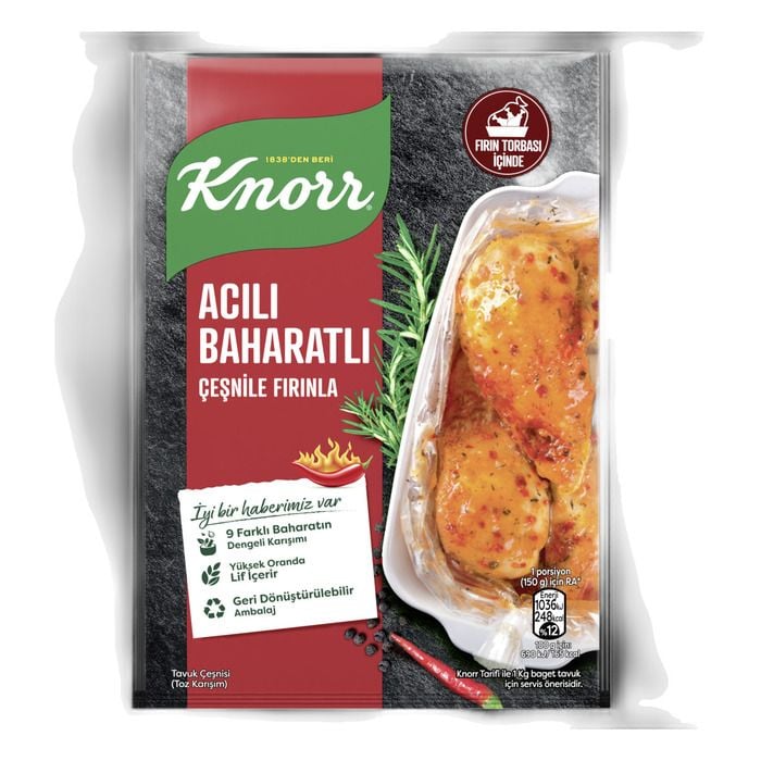 Knorr Çeşnili Fırında 31Gr Acılı Baharatlı