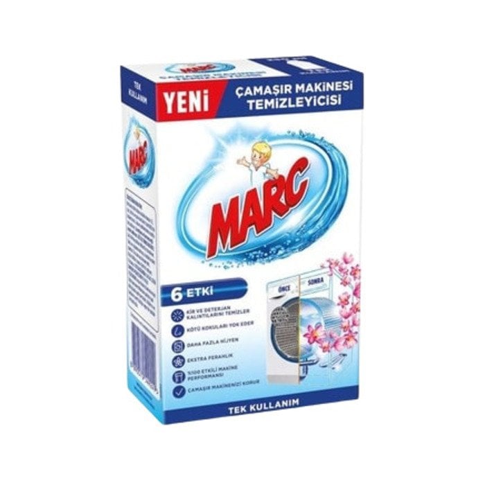 Marc Çamaşır Makinesi Temizleyicisi 250 Ml Blue Single