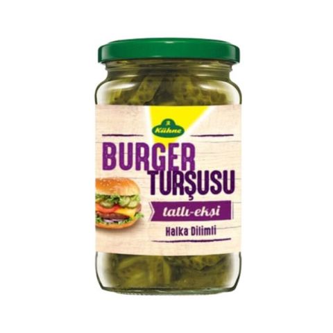 Kühne Turşu 530Gr Halka Dilimli Burger