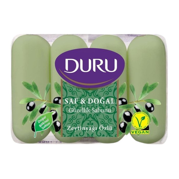 Duru Saf&Doğal Güzellik Sabunu 4X70Gr Zeytinyağı Özlü