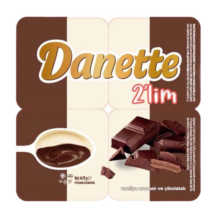 Danone Danette 2 Lim Sütlü Çik. 470G