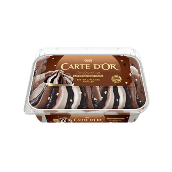 Algida Carte D'Or Selectıon 700Ml Bitter Çikolata Vanilya
