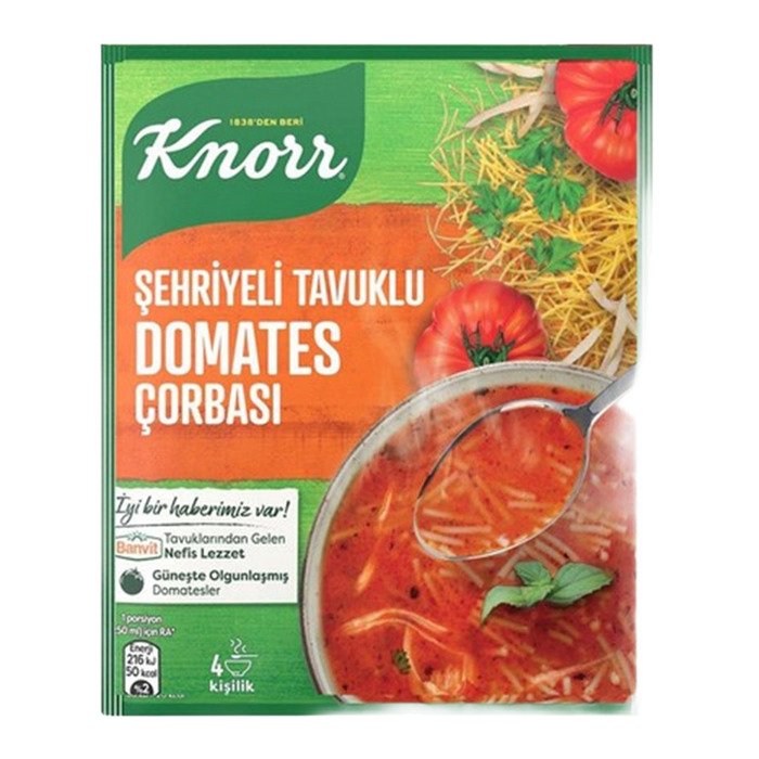 Knorr Çorba Şehriyeli Tavuklu Domates 67Gr