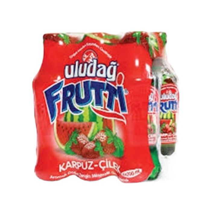 Uludağ Frutti Soda 6X200Ml Karpuz Çilek