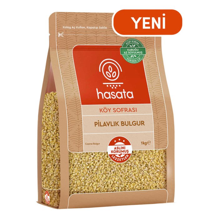 Hasata Bakliyat 1Kg Köy Sofrası  Pilavlık Bulgur