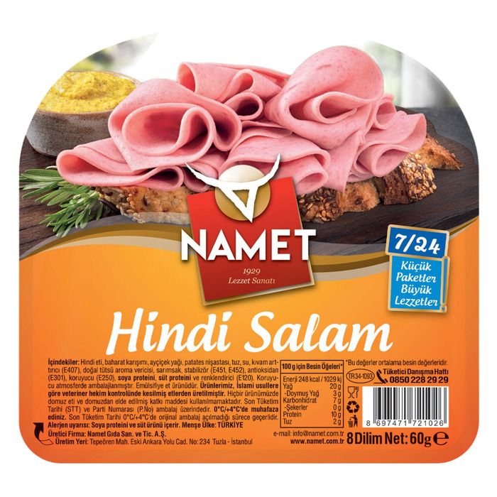 Namet Hindi Salam 60Gr 8 Dilim