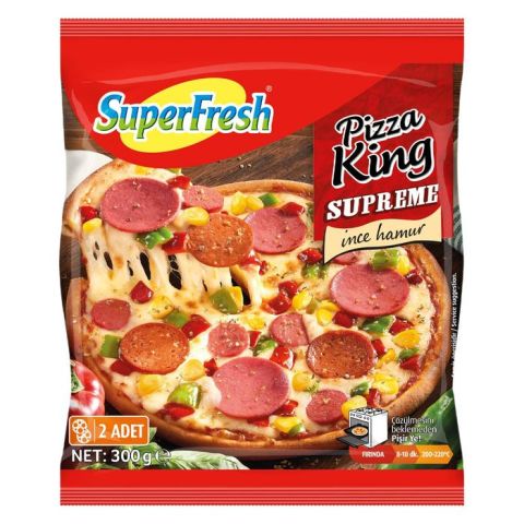 S.Fresh Pizza King Slimmo Supreme 2'Li 300g