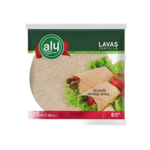 Ally Tortilla 25Cm Lavaş 6 Li 390Gr Vegan