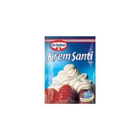 Dr.Oetker Krem Şanti 72Gr Sade Tekli