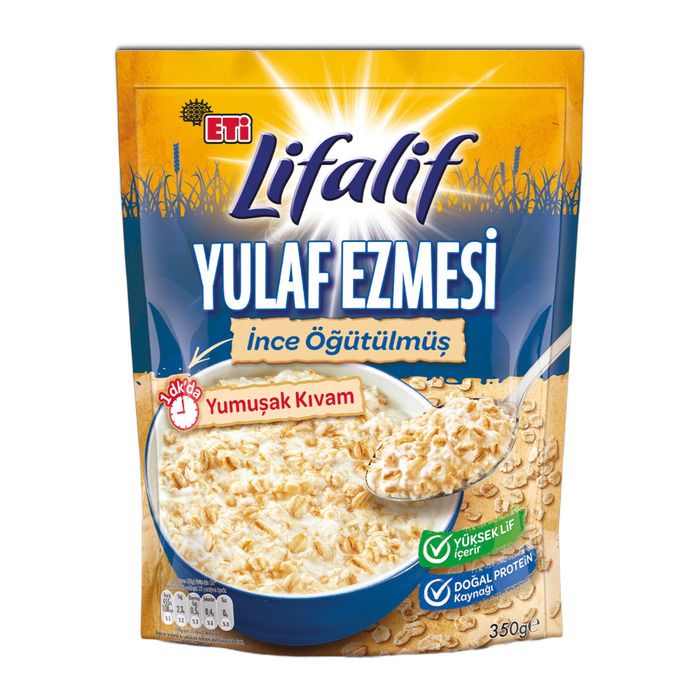 Eti Lifalif Yulaf Ezmesi 350Gr İnce Öğütülmüş