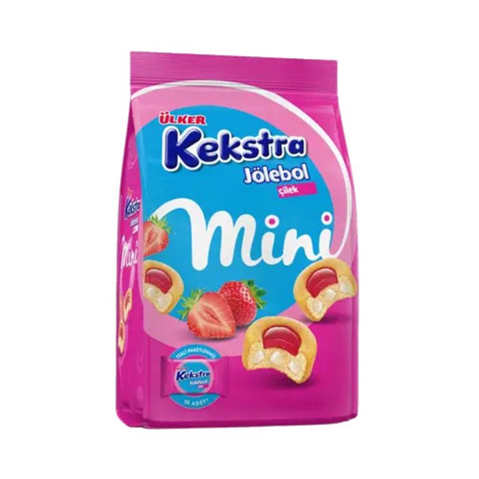 Ülker Kekstra Jölebol Kek Mini 150Gr Çilek