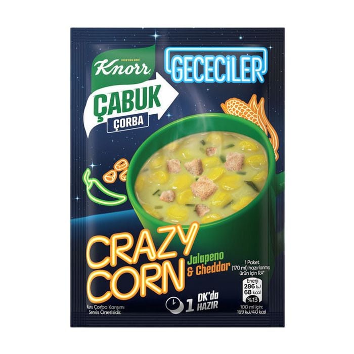 Knorr Çabuk Çorba 17Gr Gececiler Crazy Corn