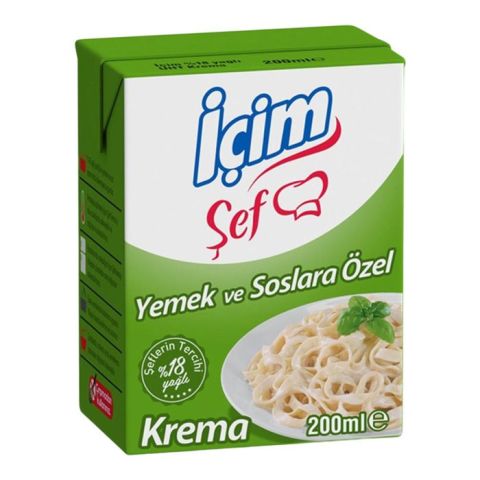 İçim Şef Krema 200Ml Yemek Ve Soslara Özel