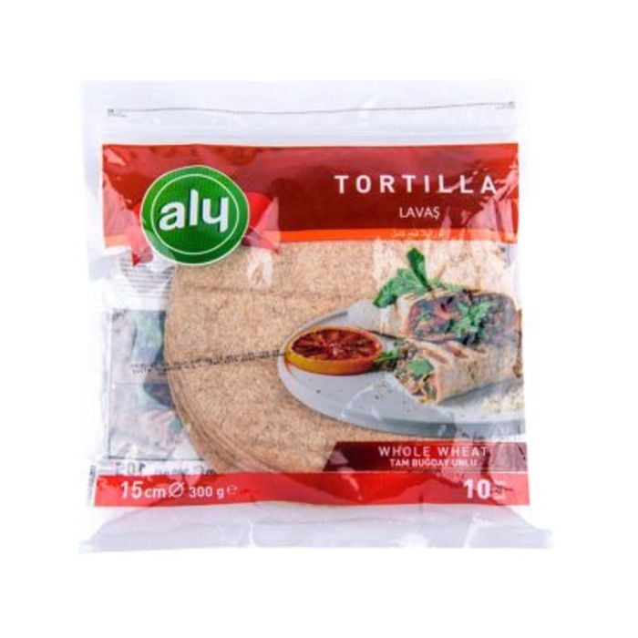 Ally Tortilla 15Cm Lavaş 10 Lu 300Gr Tam Buğday