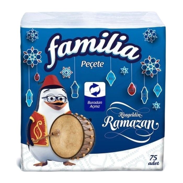 Familia Peçete 100Ad Haz.Katlanmış