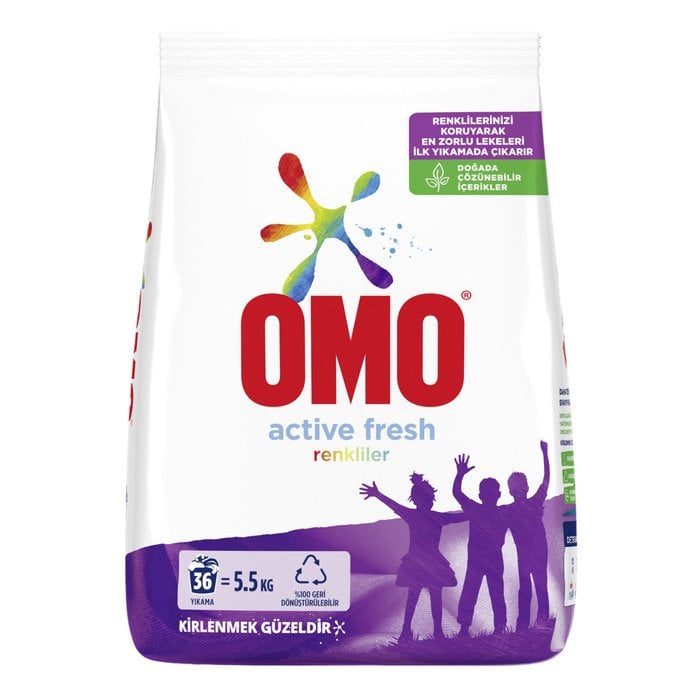 Omo Matik 5,5Kg Color Bundlesiz