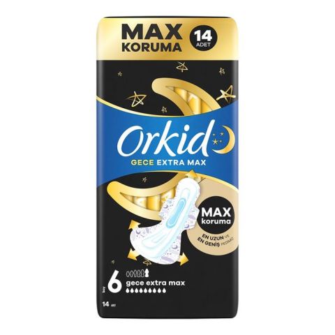 Orkid Ultra Extra 6 Boy 14'Lü Extra Gece Max