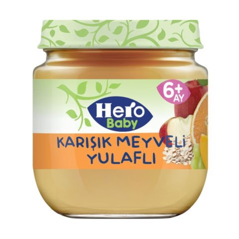 Hero Baby 120Gr Karışık Meyveli Yulaflı