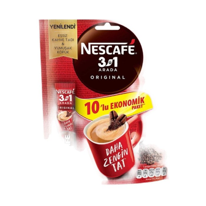 Nescafe 3Ü1 Arada Ice 10Lu Ekonomik Paket