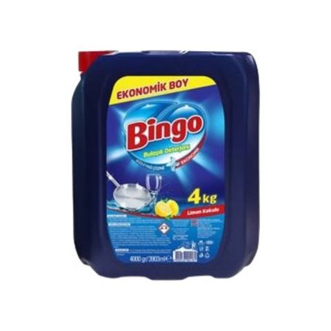 Bingo Bulaşık Deterjanı 4 Kg Limon Kokulu