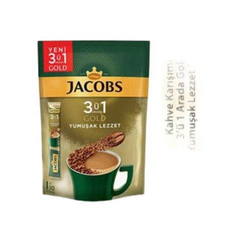 Jacobs 3Ü1 Arada 10'Lu (10X18Gr) Yumuşak Lezzet