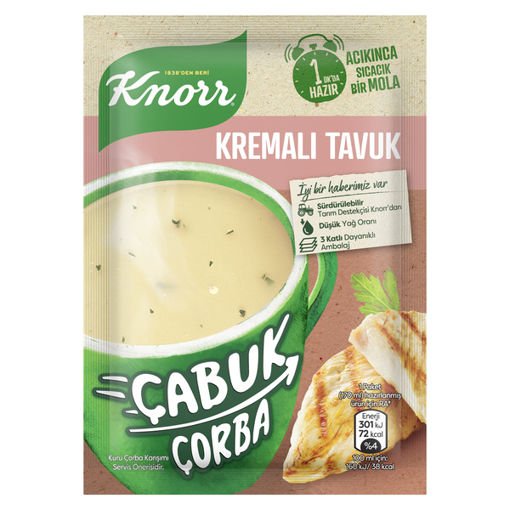 Knorr Çabuk Çorba 18Gr Kıtırlı Kremalı Tavuk