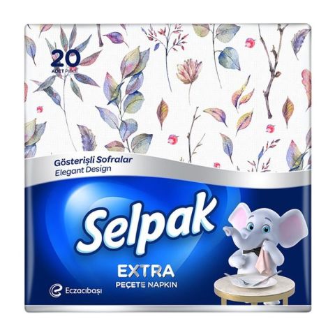 Selpak Peçete Extra Gösterişli Sofralar