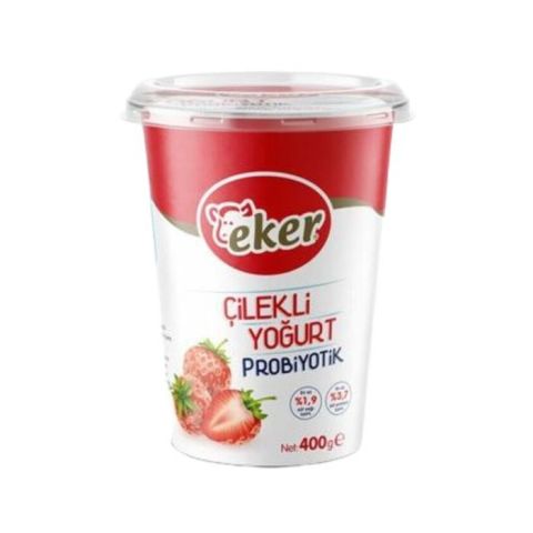Eker Probiyotik Yoğurt 400Gr Çilekli