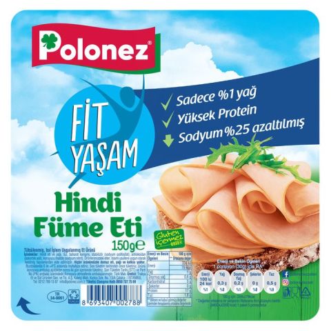 Polonez Hindi Füme Xl 150Gr 6 Dilim