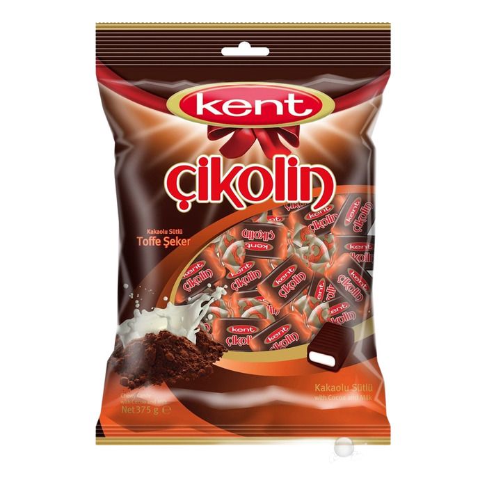 Kent Çikolin Kakaolu Sütlü Şeker 375Gr