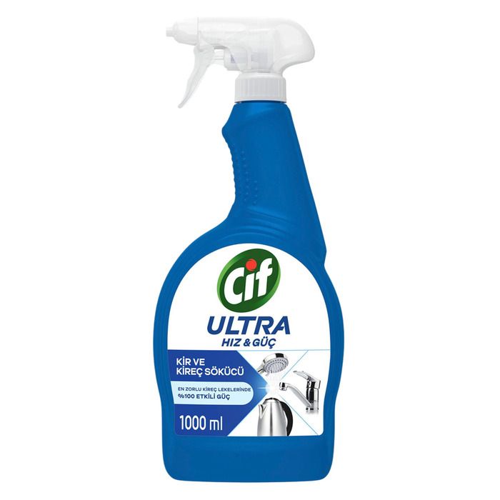 Cif Ultra Hız Banyo Kir Ve Kireç Sökücü Sprey 1000Ml