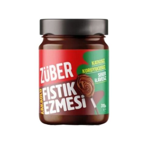 Zübe Fıstık Ezmesi Kakaolu 315Gr