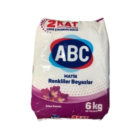 Abc Matik 6Kg Renkli Ve Beyaz