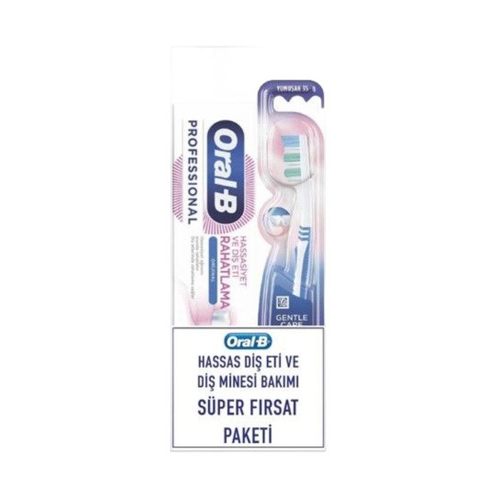 Oral-B Diş Macunu+Diş fırçası sensitive soft