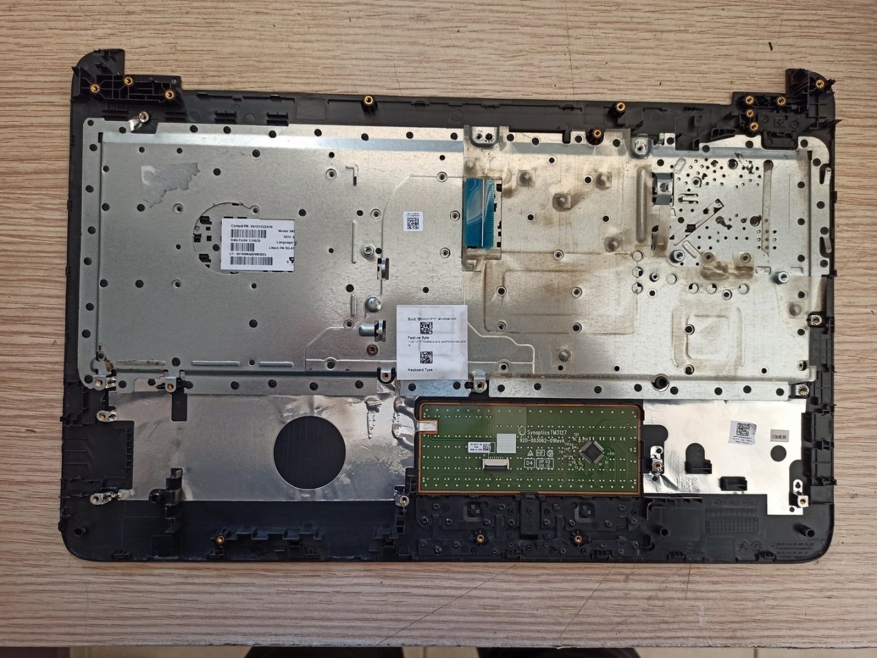 Clavier Français Original HP Avec Cadre - Pour Modèles 15-r072nf à 15-r077nf, Neuf
