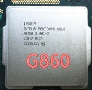 Intel® Pentium® G860 İşlemci 1155 3M Önbellek, 3.00 GHz