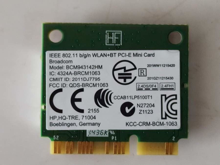 @ORIGINAL HP 15-k202nt WIRELESS 752597-001 BCM943142HM