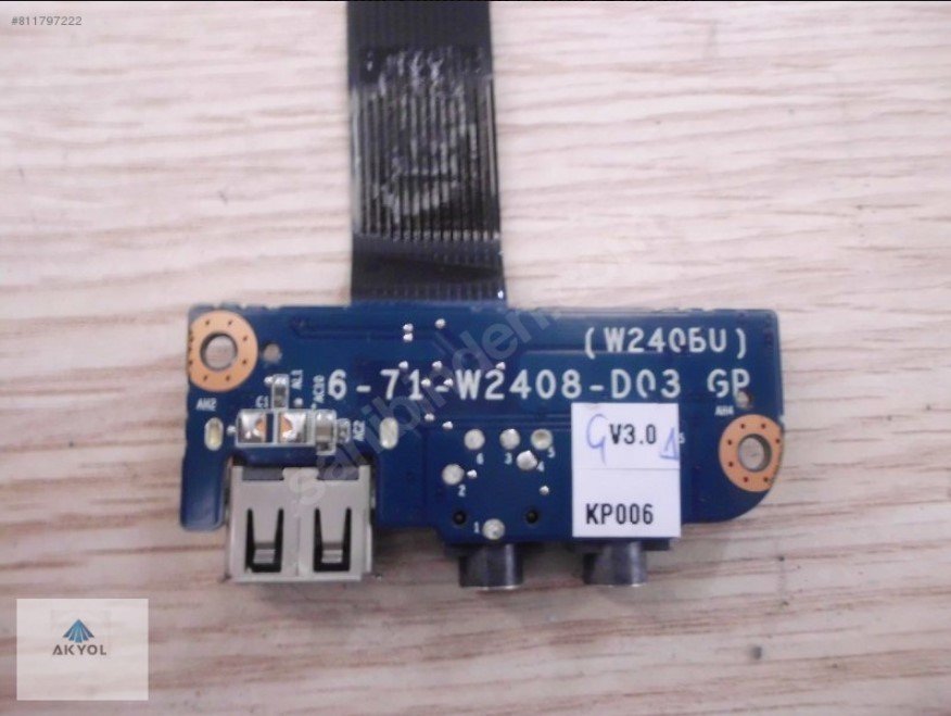 PROBOOK PRBU13A25 USB BOARD 6-71-W2408-D03