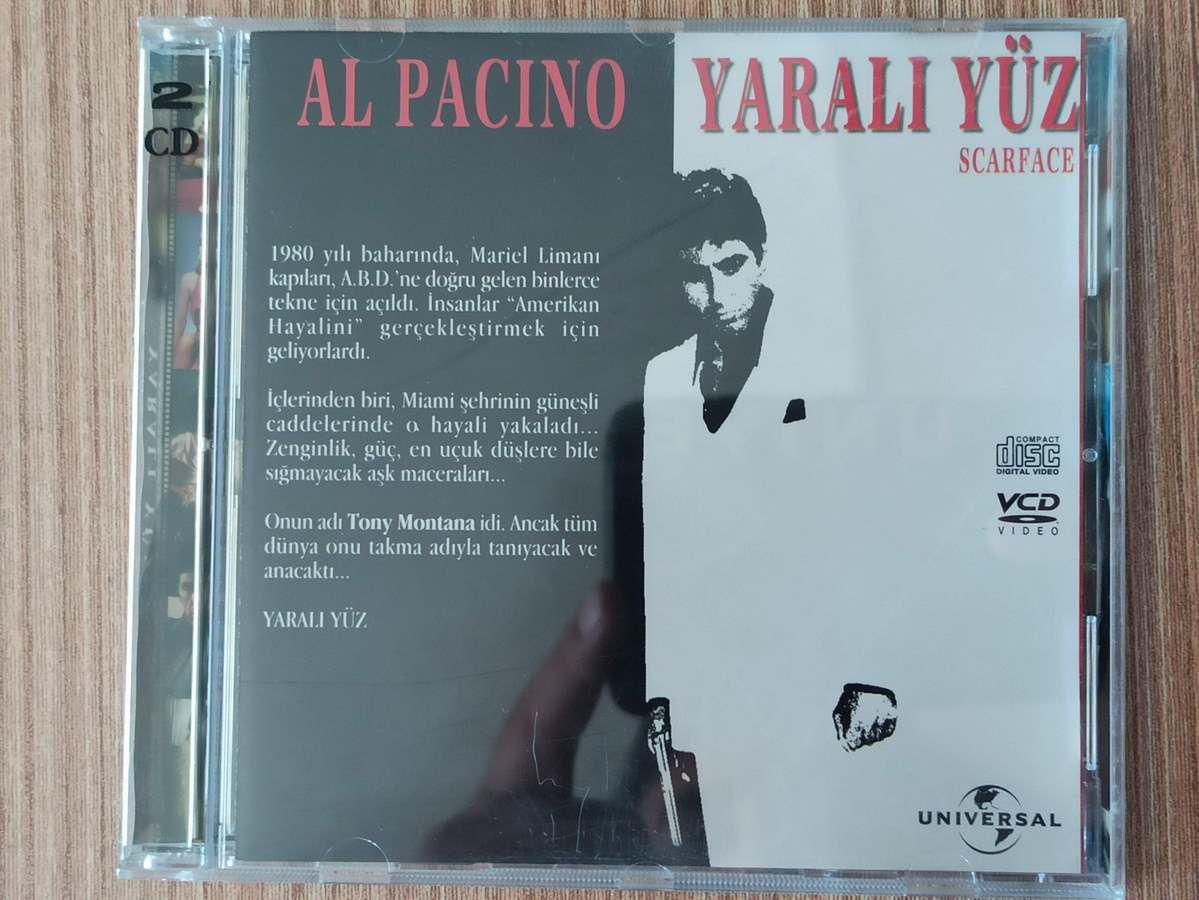 @ORIGINAL Yaralı Yüz / Scarface - Al Pacino VCD