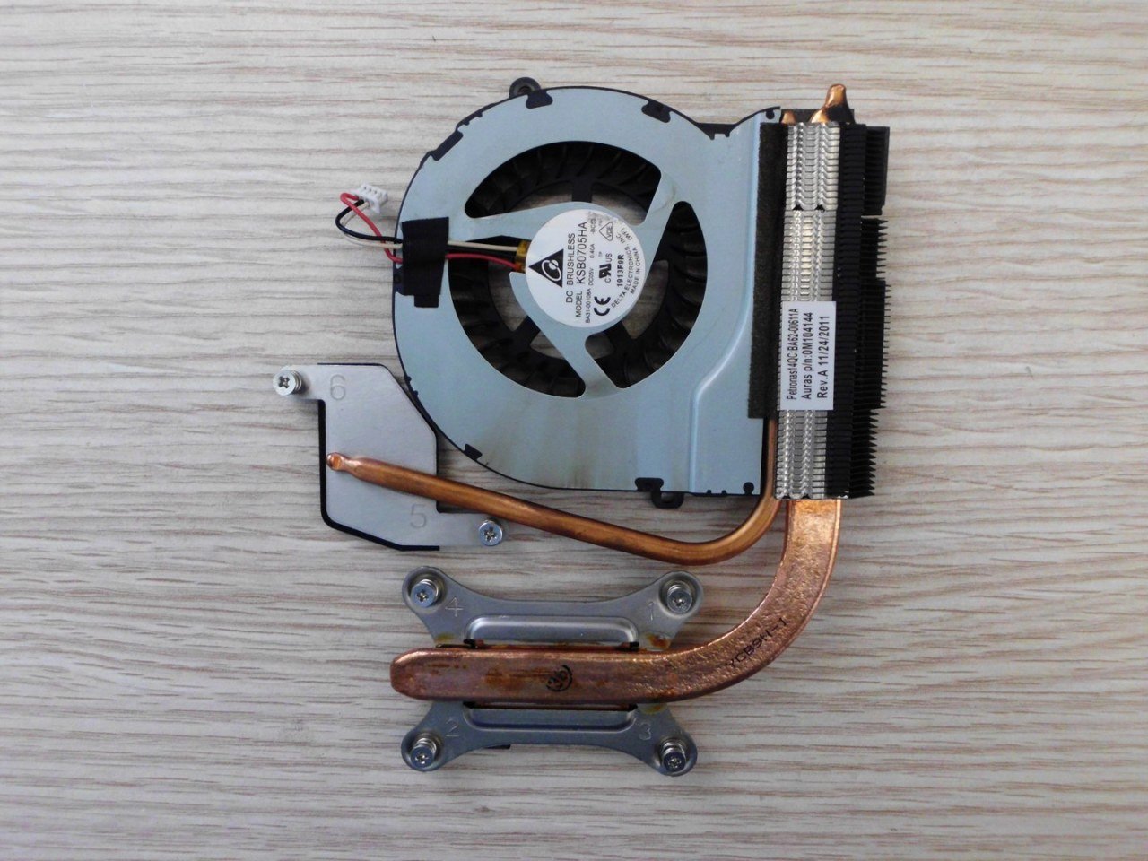 @ORIGINAL Samsung NP300 NP300V5AH KSB0705HA FAN BAKIR BLOK BA62-00611A